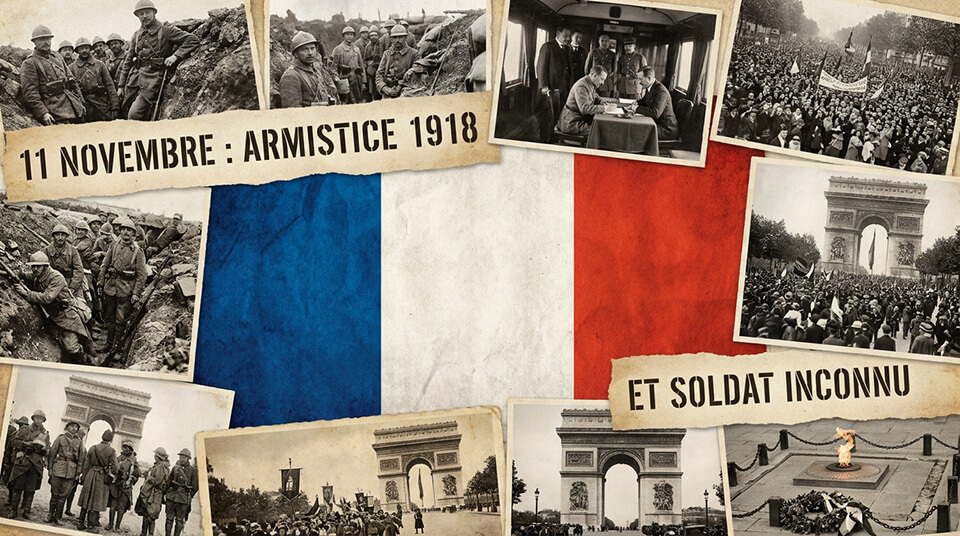Armistice 1918 – 11 novembre, commémoration et jour férié en France