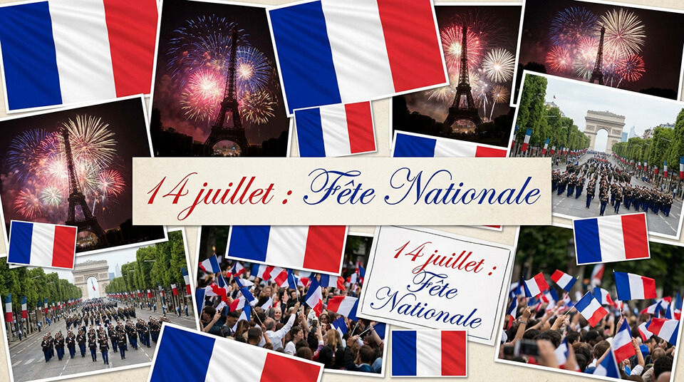 Fête Nationale – 14 juillet, jour férié et défilé militaire en France